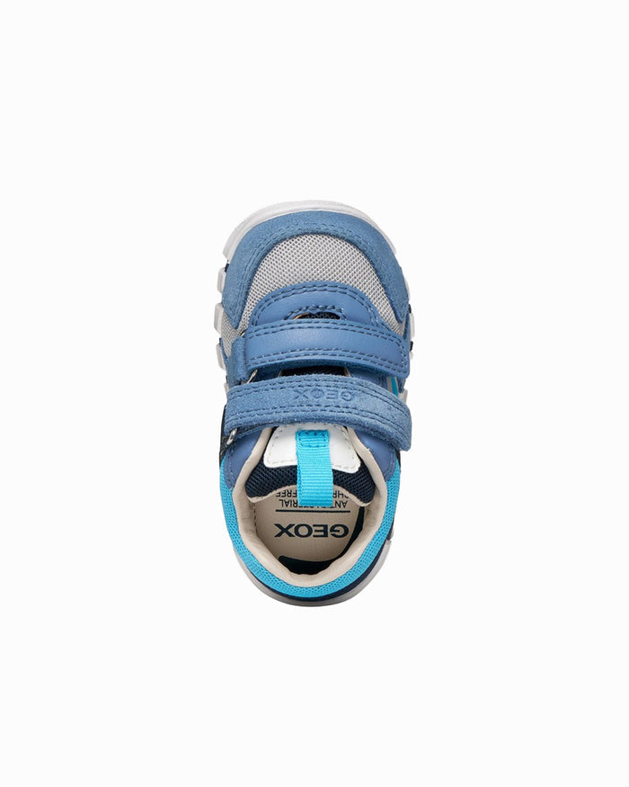 Geox Trainers Geox Iupidoo Baby Boy Trainers in Dark Sky/Light Grey