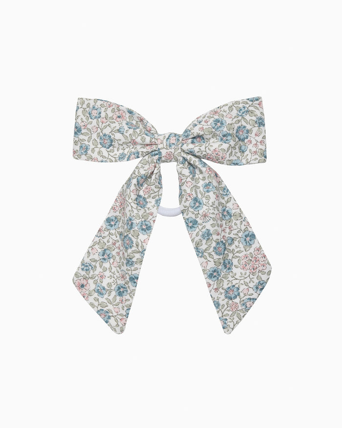 Lily Rose Scrunchie Hair Bow Pony in Lina