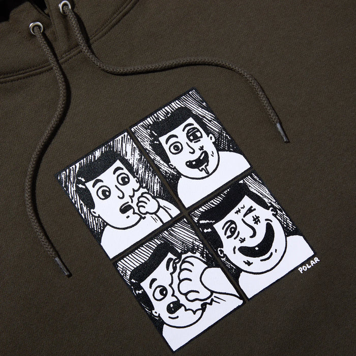 POLAR - DAVE HOODIE PUNCH BROWN