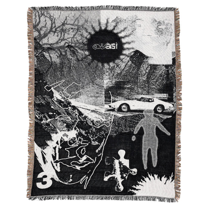 QUASI - HARD DREAM BLANKET BLACK/WHITE