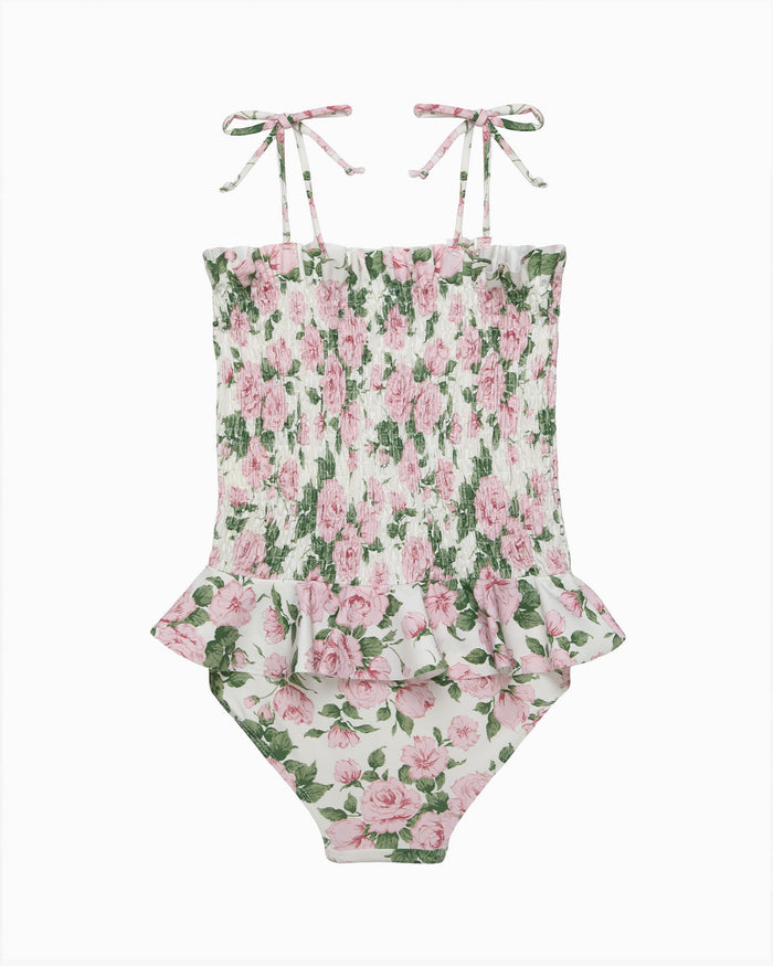 Hampton Swim Swimsuit Ruched Swimsuit in Carline