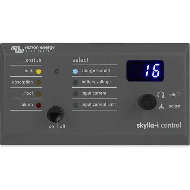 Victron Skylla-i Control GX remote panel, front view