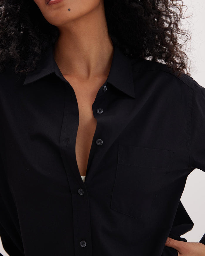 Women's Venice Button Up Shirt in Bone (White) | Richer Poorer