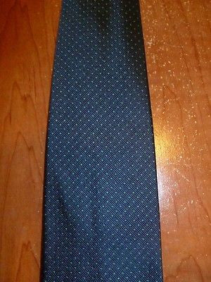 100% Silk Italian Tie by Andrew's Ties Zadi of Milano Black with Green Polka Dot - Diamonds Sapphires Rubies Emeralds