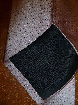 100% Silk Mauve DKNY Tie Made in USA - Diamonds Sapphires Rubies Emeralds