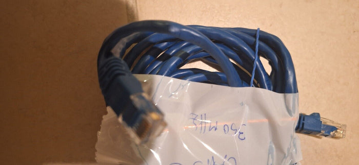 10FT Cat 5E 350MHZ Ethernet Patch Network Cable Blue - Diamonds Sapphires Rubies Emeralds