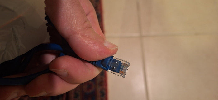 10FT Cat 5E 350MHZ Ethernet Patch Network Cable Blue - Diamonds Sapphires Rubies Emeralds