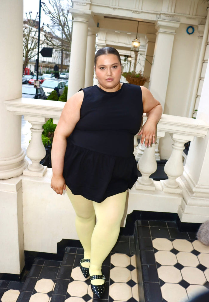 120 Denier Super-Opaque Tights - Butter