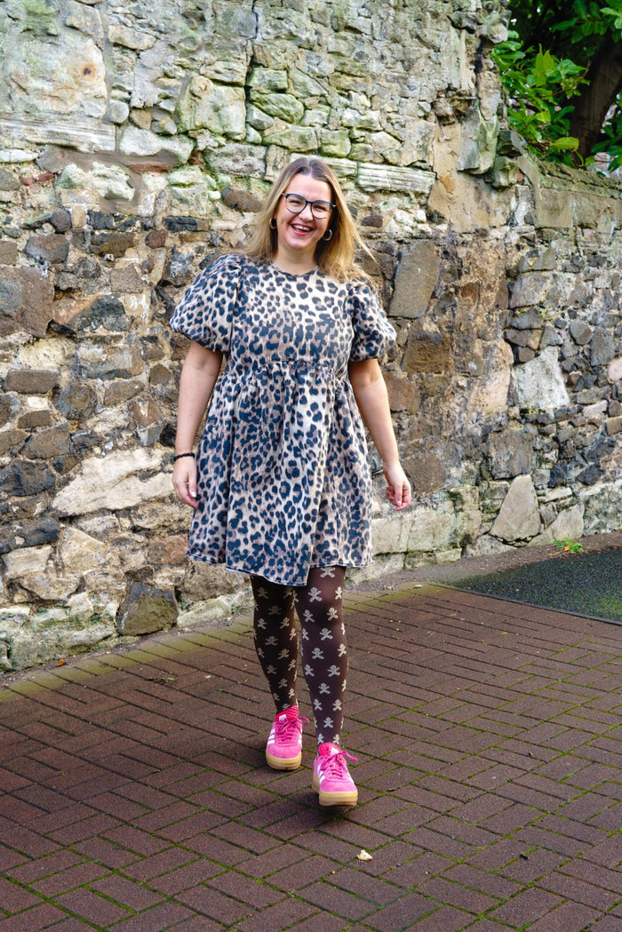 120 Denier Tights - Can't Catch Me - Hot Chocolate