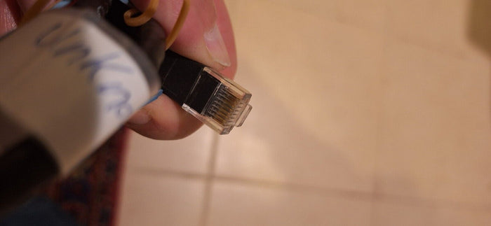 2' Network Cable Black
