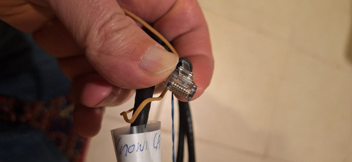 2' Network Cable Black