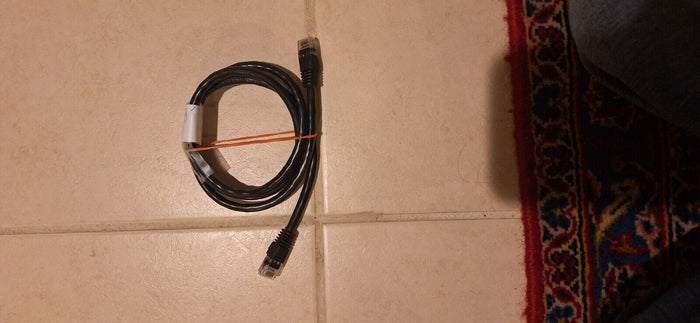 3' CAT6 Patch 550 MHZ Ethernet Network Cable Black