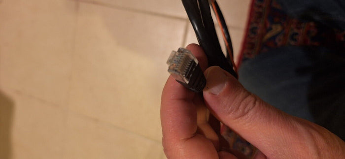 3' CAT6 Patch 550 MHZ Ethernet Network Cable Black