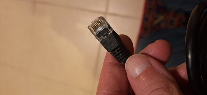 3' CAT6 Patch 550 MHZ Ethernet Network Cable Black