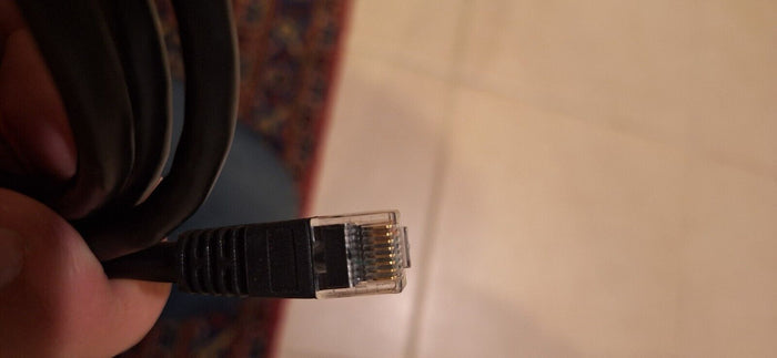 3' CAT6 Patch 550 MHZ Ethernet Network Cable Black