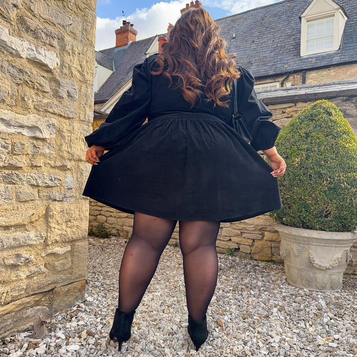 30 Denier Sheer Halo Tights - Liquorice