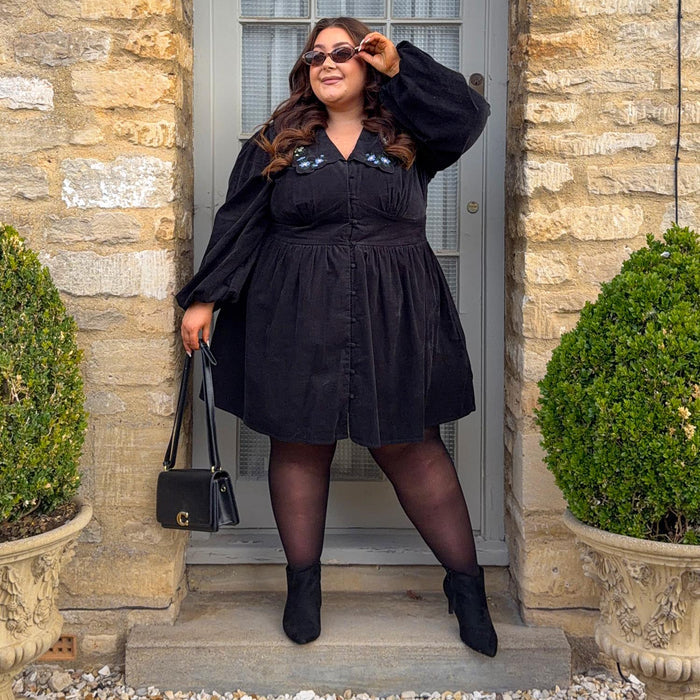 30 Denier Sheer Halo Tights - Liquorice