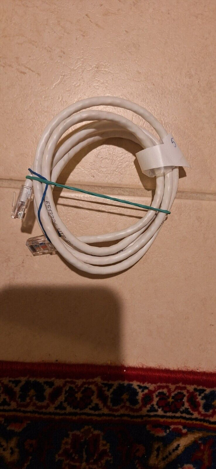 5' Cat6 UTP 550MHz TIA/ EIA Ethernet Network Patch Cable White