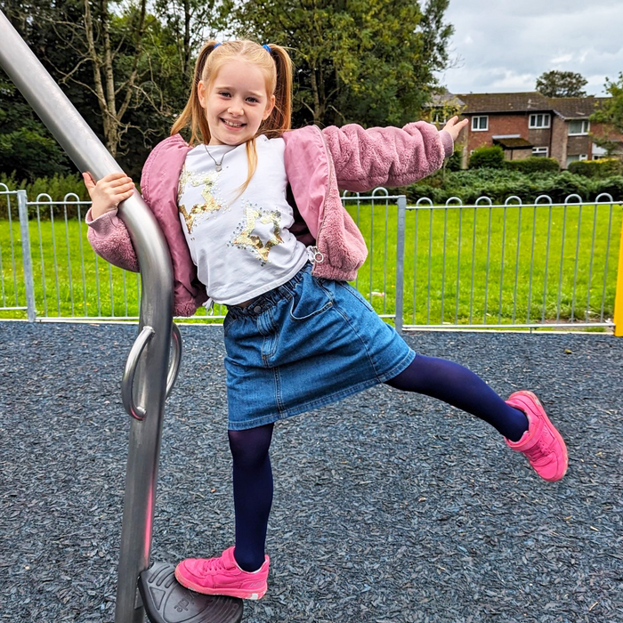 50 Denier Kids Tights - Navy