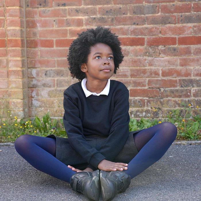 50 Denier Kids Tights - Navy