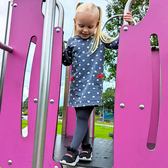 50 Denier Kids Tights - Slate Grey
