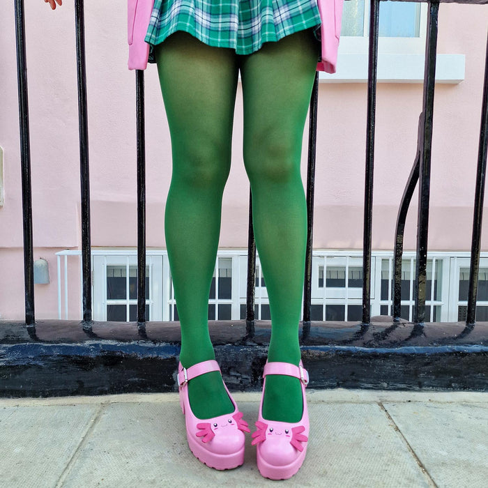 50 Denier Semi - Opaque Tights - Petit Pois