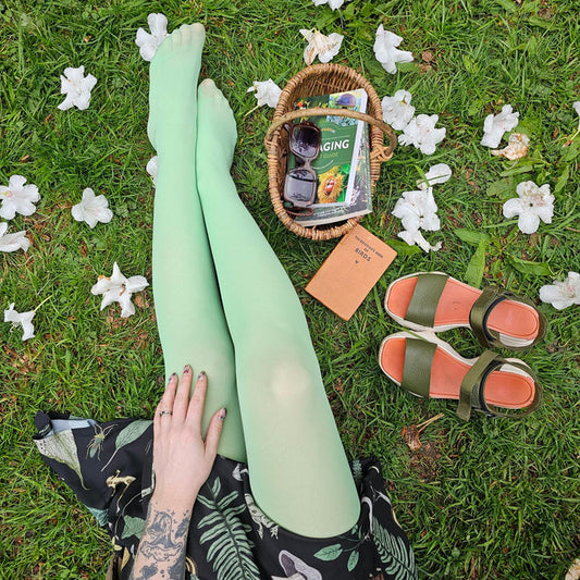50 Denier Semi-Opaque Tights - Twister