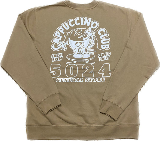 5024 Cappuccino Club Crew Neck