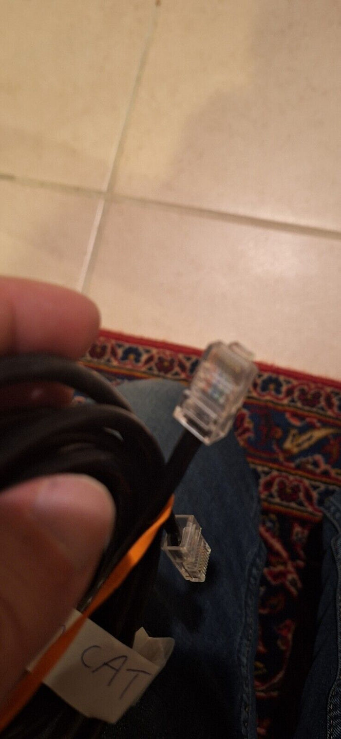 7' Network Cable Black