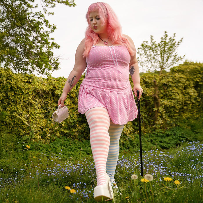 80 Denier Duo Tights - Blush Breeze