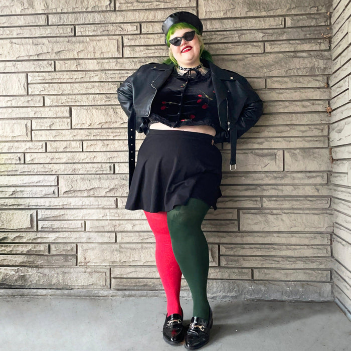 80 Denier Duo Tights - Bottled Delight