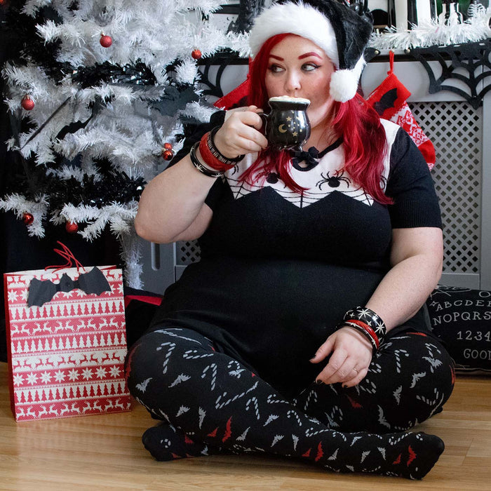80 Denier Opaque Tights - Bad Santa