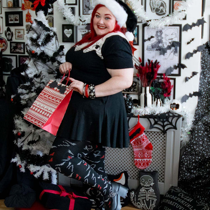 80 Denier Opaque Tights - Bad Santa
