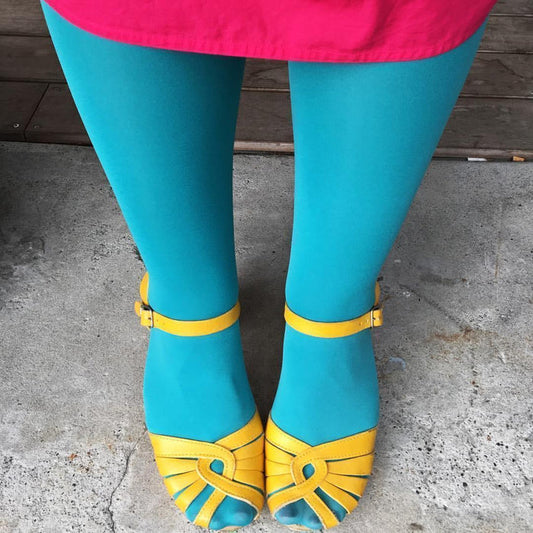 80 Denier Opaque Tights - Beach Bum