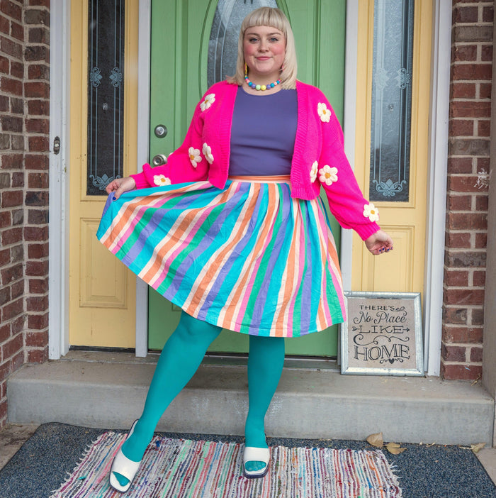 80 Denier Opaque Tights - Beach Bum