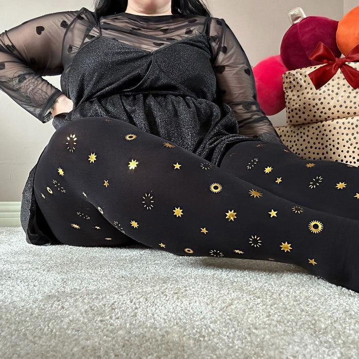 80 Denier Opaque Tights - Blitzen