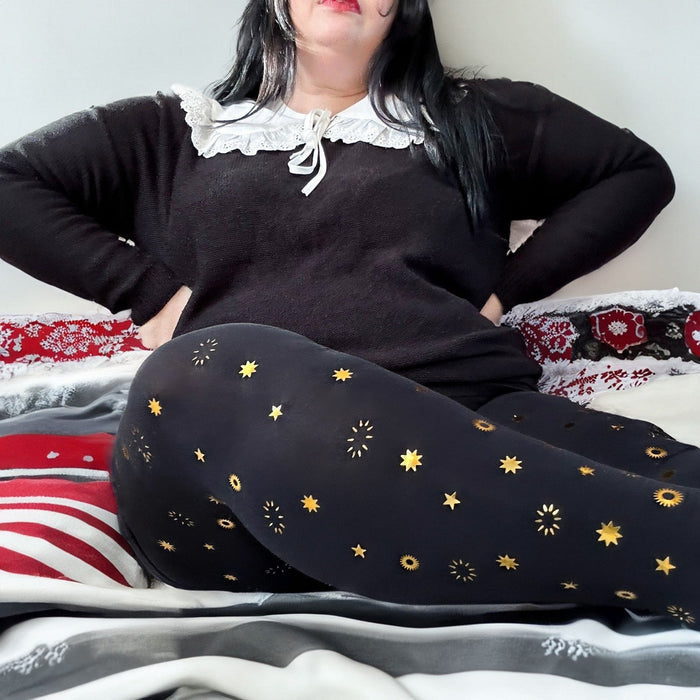 80 Denier Opaque Tights - Blitzen