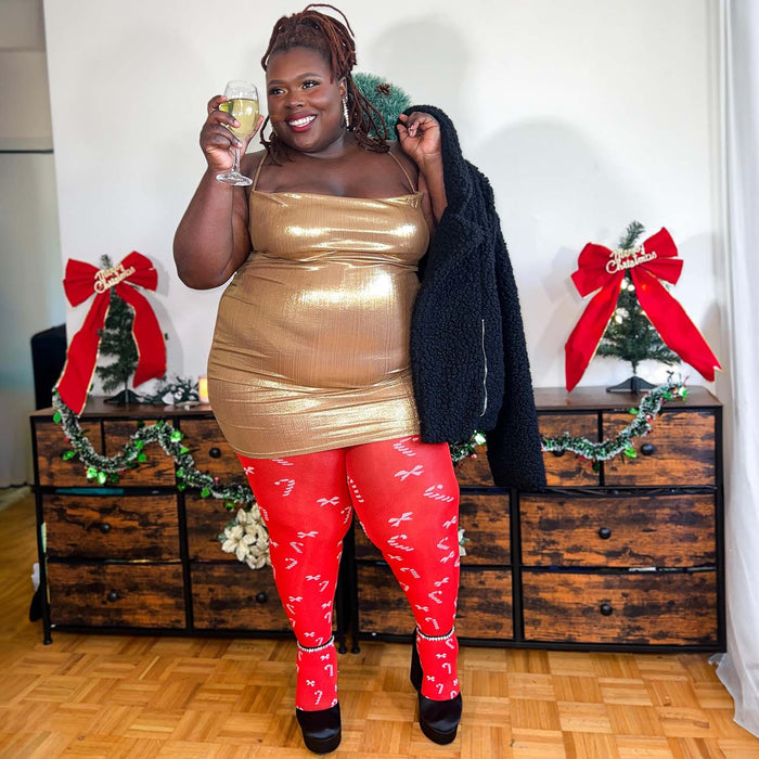 80 Denier Opaque Tights - Bow To Me