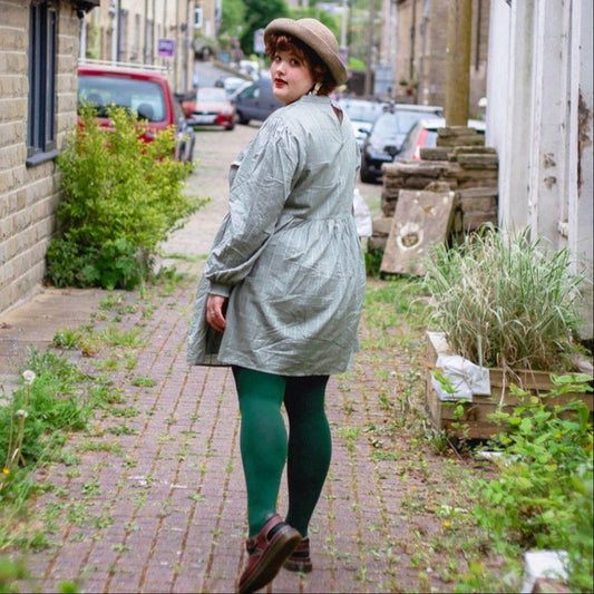 80 Denier Tights - Hit the Bottle Green - Snag