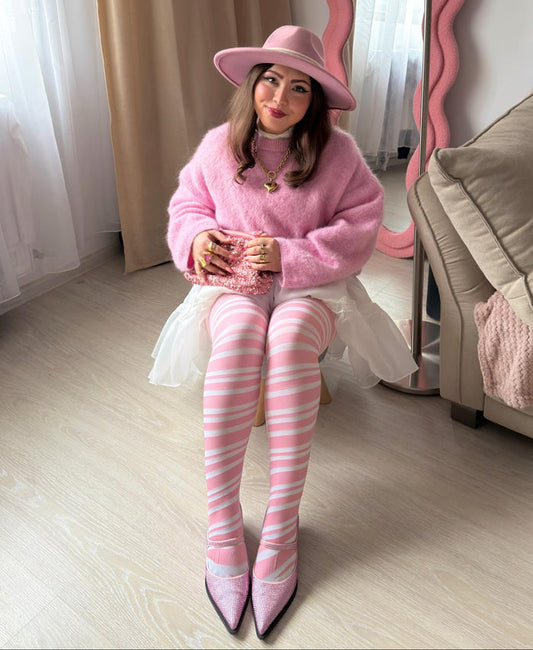 80 Denier Opaque Tights - Sugar Plum