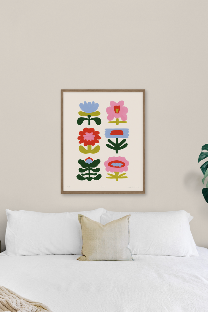 ANNE JULIE DUDEMAINE Affiche Floraison 1