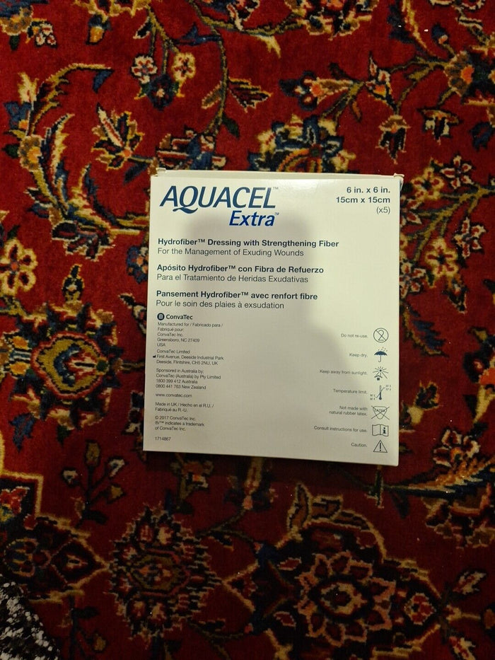 AQUACEL Extra 6" Square Hydrofiber 420673 BOX HAS ONLY 4!!  ONE WAS USED!! - Diamonds Sapphires Rubies Emeralds
