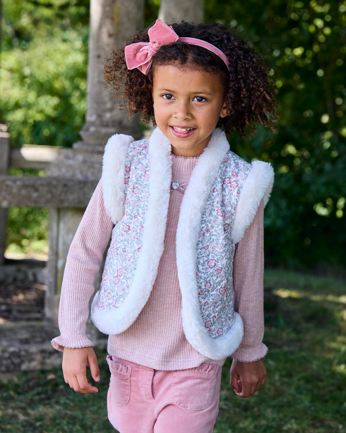 Confiture Gilet Arabella Quilted Fur Gilet