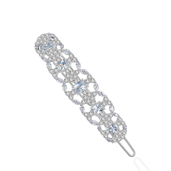 Art Deco Style Zirconia Crystal Wedding Hair Clip - The Wedding Garter