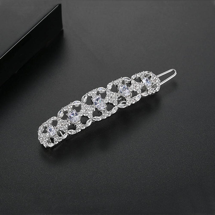 Art Deco Style Zirconia Crystal Wedding Hair Clip - The Wedding Garter