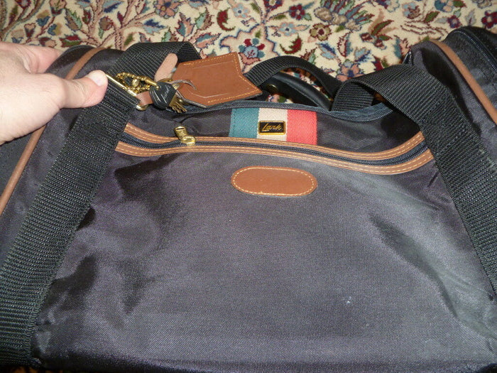 Authentic Lark Duffle Bag, Very Good Condition 23" Black, Canvas