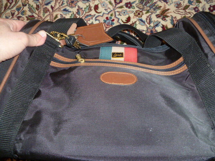 Authentic Lark Duffle Bag, Very Good Condition 23" Black, Canvas