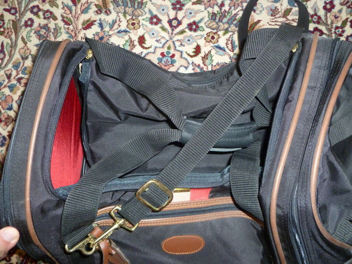 Authentic Lark Duffle Bag, Very Good Condition 23" Black, Canvas