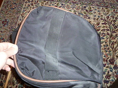 Authentic Lark Duffle Bag, Very Good Condition 23" Black, Canvas - Diamonds Sapphires Rubies Emeralds