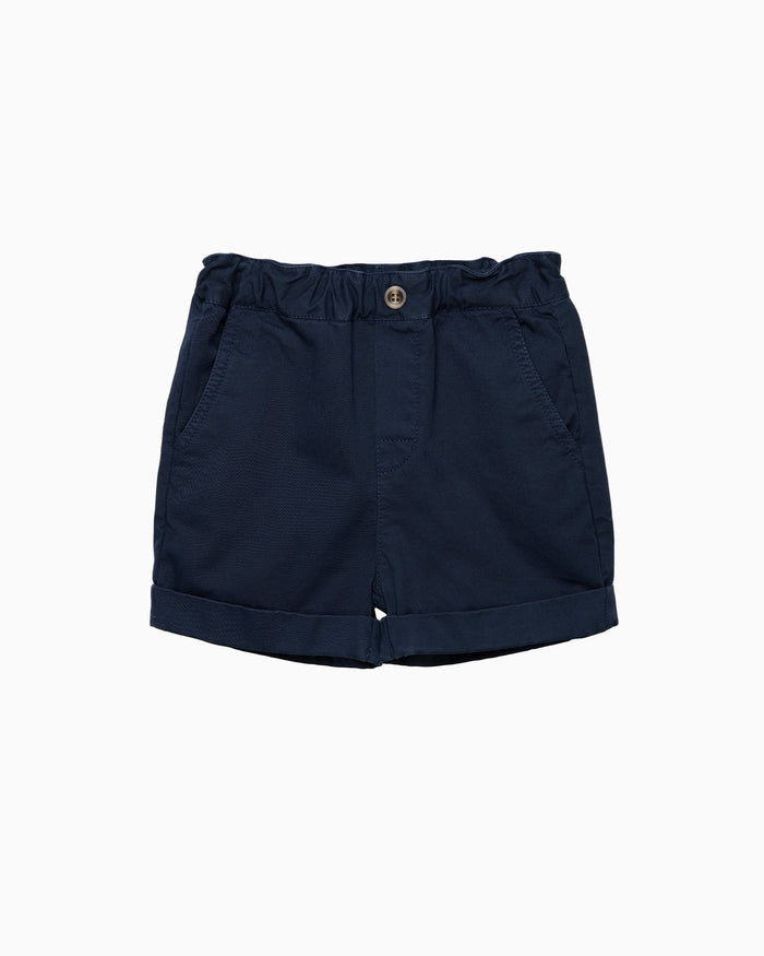 Chelsea Clothing Company Shorts Baby Charlie Pull Up Shorts in Navy